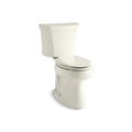 Kohler Elongated 1.6 GPF Chair Height Toilet W/ Right-Hand Trip Lever, 1.6 gpf, Biscuit 3979-RA-96